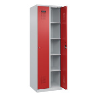C+P Aufbewahrungsspind Evolo PLUS, 2 Abteile, 1850x600x500mm