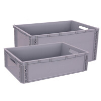 Kunststoffkasten 600 x 400 mm, silbergra gallery