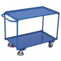 Tischwagen mit 2 Blechwannen Ladefl&auml;chen,...